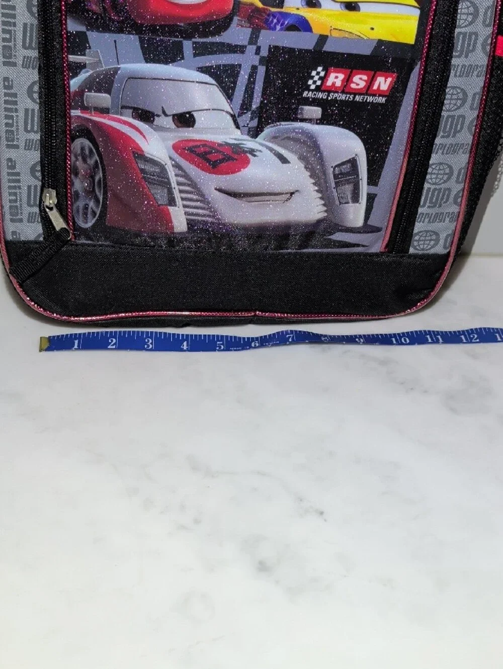 Disney Cars School Backpack in Black, Red and Gray
